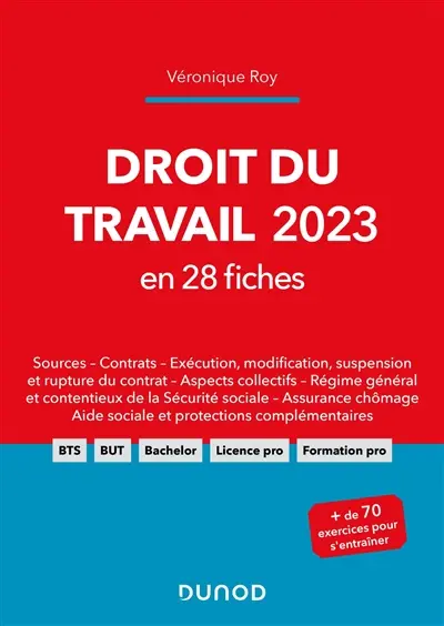 Droit du travail 2023 : en 28 fiches