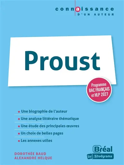 Proust : bac de français et HLP 2027