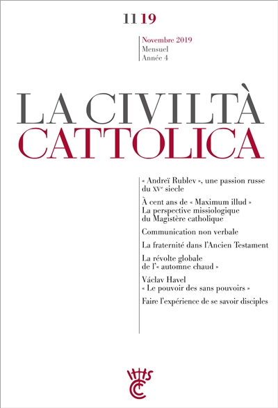 Civiltà cattolica (La), n° 11 (2019)