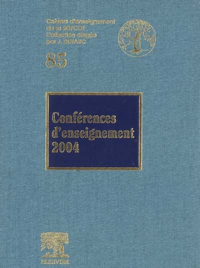 Conférences d'enseignement 2004