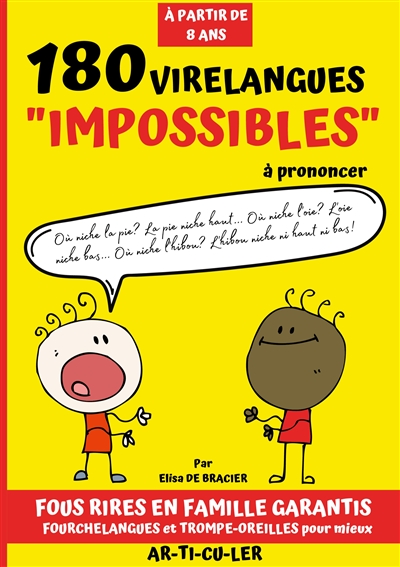 180 virelangues impossibles...
