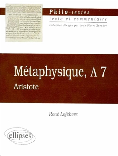 Métaphysique, Lambda, Aristote
