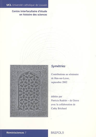 Symétries : contributions au séminaire de Han-sur-Lesse, septembre 2002