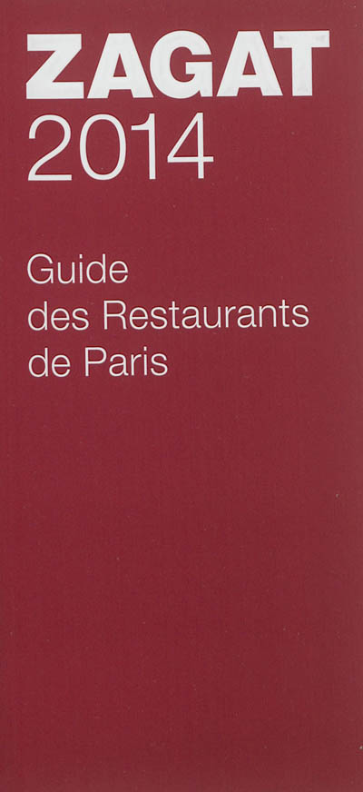 Guide des restaurants de Paris 2014