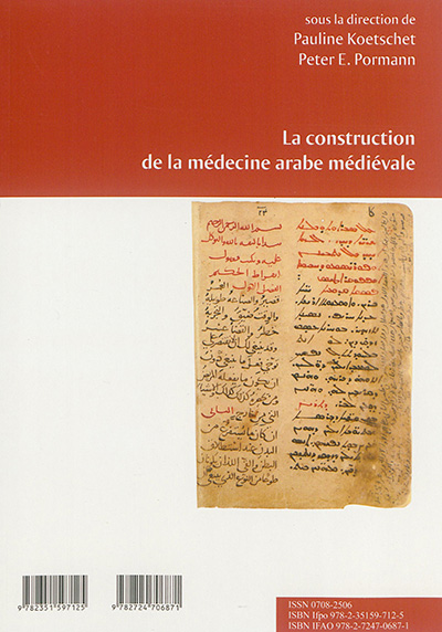 La construction de la médecine arabe médiévale