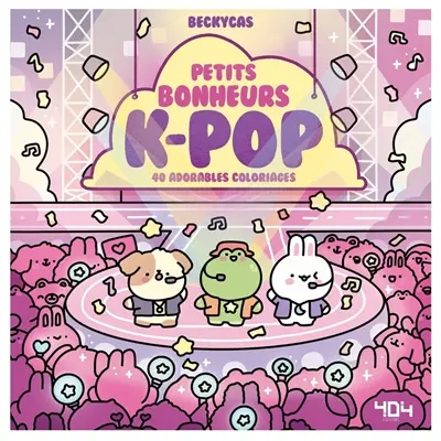 Petits bonheurs K-pop : 40 adorables coloriages