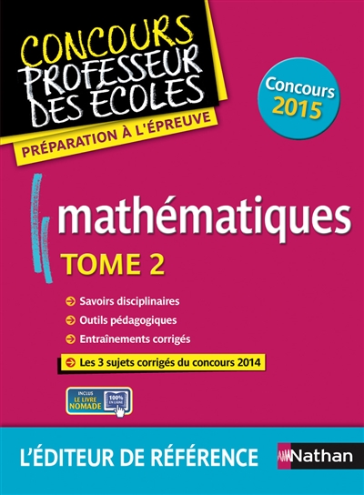 Mathématiques : concours 2015. Vol. 2
