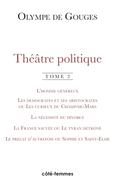 Théâtre politique. Vol. 2
