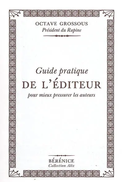 Guide pratique de l'éditeur