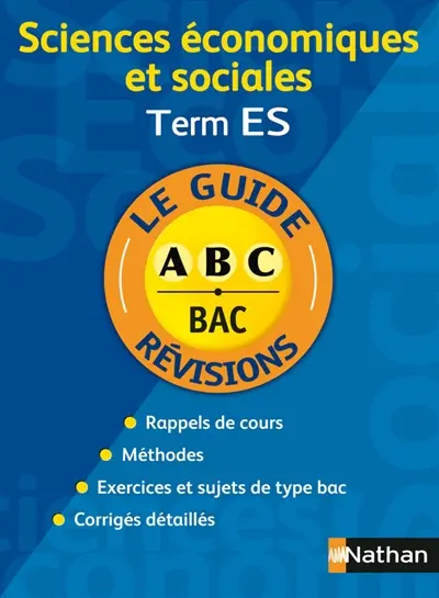 Sciences économiques et sociales, terminales ES obl. et spé.