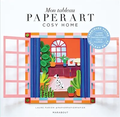 Mon tableau paper art cosy home