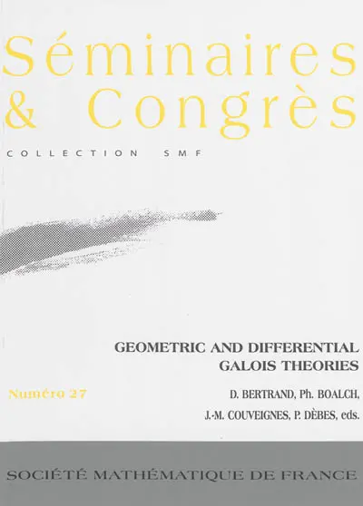 Geometric and differential Galois theories