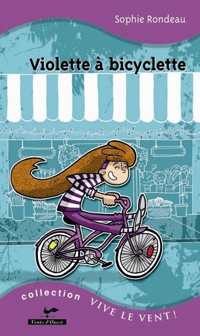 Violette à bicyclette