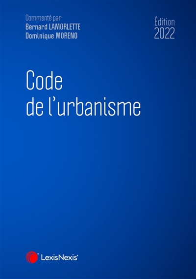 Code de l'urbanisme 2022