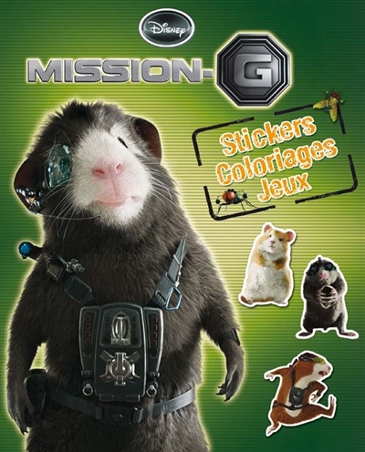 Mission G : stickers, coloriages, jeux