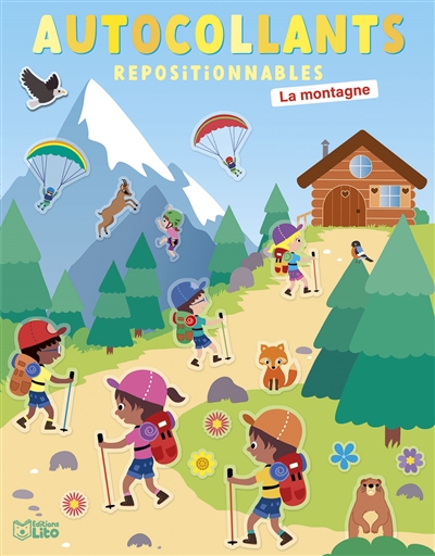 La montagne : autocollants repositionnables