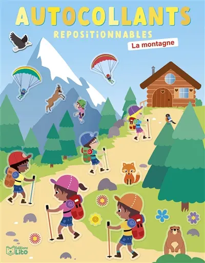 La montagne : autocollants repositionnables