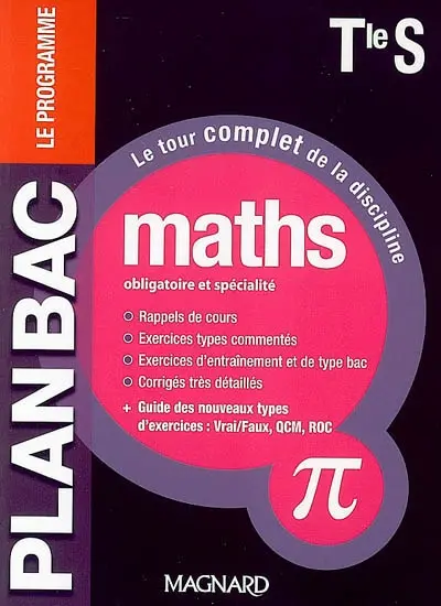 Maths obligatoire et spécialité terminale S : le programme
