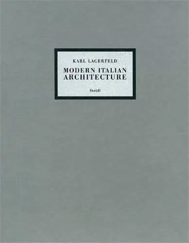 Karl Lagerfeld-Modern ital. Architect