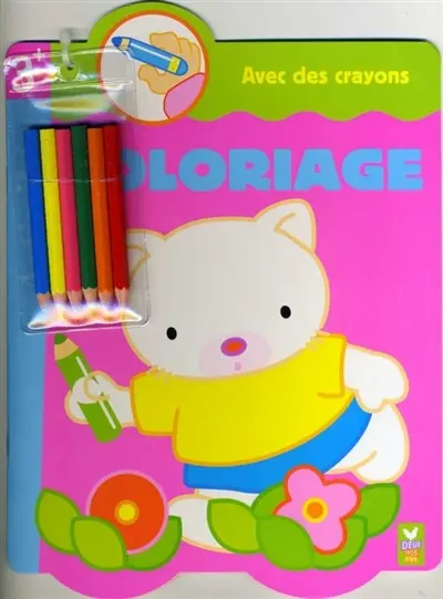 Coloriage : avec des crayons