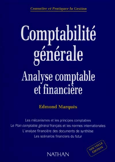 Comptabilité générale : analyse comptable et financière
