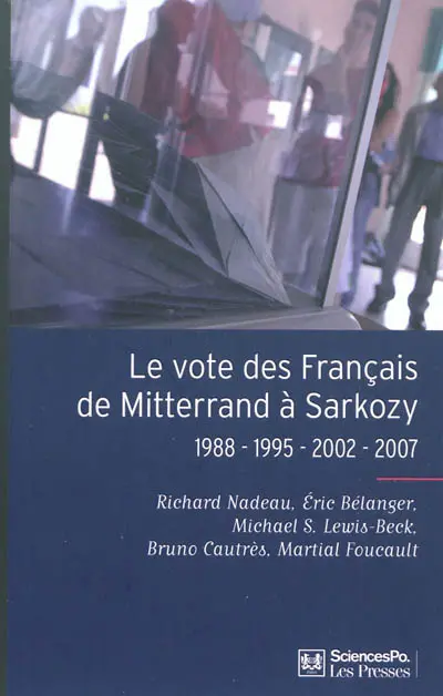Le vote des Français de Mitterrand à Sarkozy : 1988, 1995, 2002, 2007