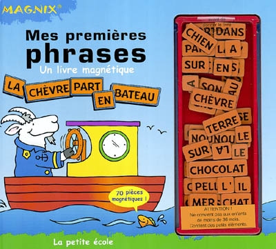 Mes premières phrases : un livre magnétique