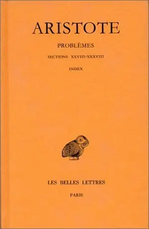 Problèmes. Vol. 3. Sections XXVIII-XXXVIII et Index