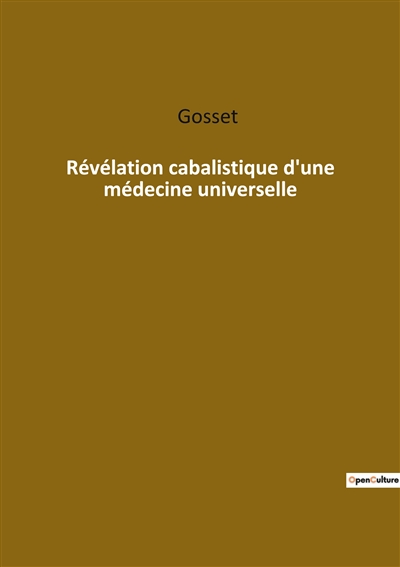 Révélation cabalistique...