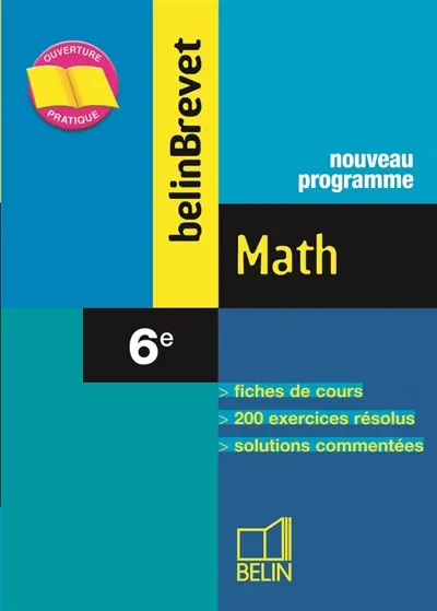 Math 6e : nouveau programme