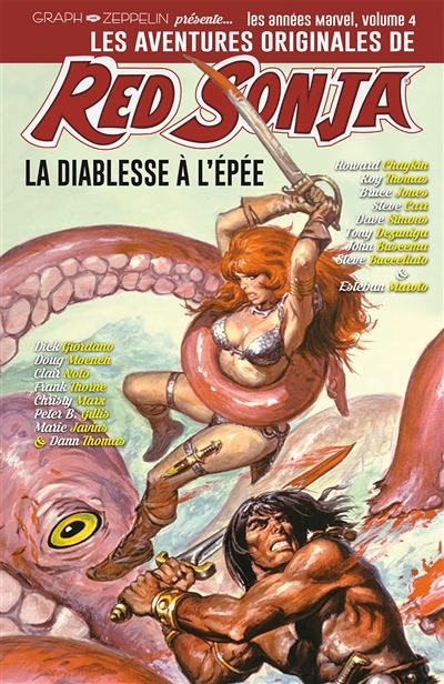 Les aventures originales de Red Sonja, la diablesse à l'épée : les années Marvel. Vol. 4. 1975-1995