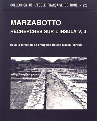 Marzabotto : recherches sur l'insula V. Vol. 3