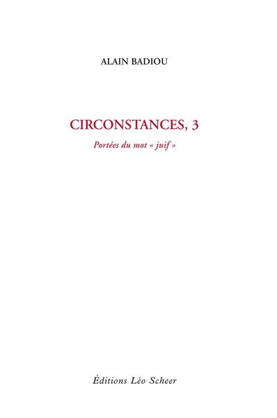 Circonstances. Vol. 3