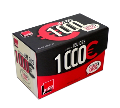 La boîte du jeu des 1.000 € : irez-vous jusqu'au super banco ?