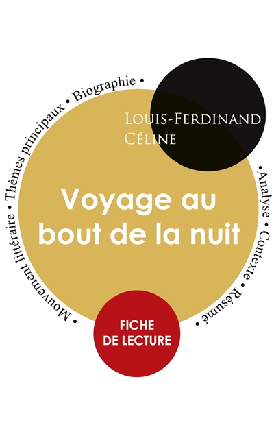 Fiche de lecture Voyage au bout de la nuit (Etude intégrale)