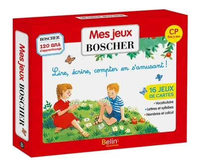 Mes jeux Boscher CP, dès 5 ans : lire, écrire, compter en s'amusant !