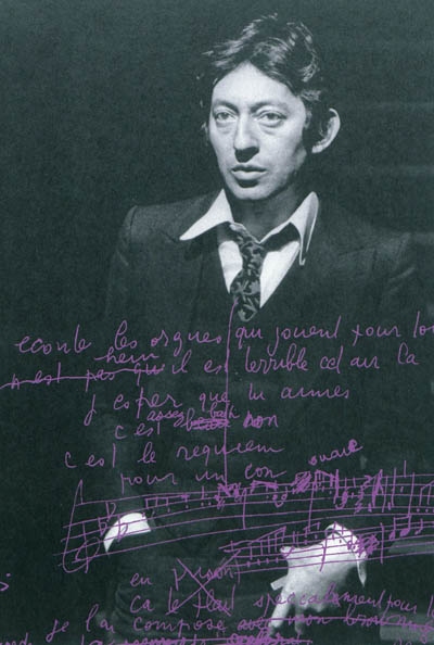 Les manuscrits de Serge Gainsbourg : brouillons, dessins et inédits