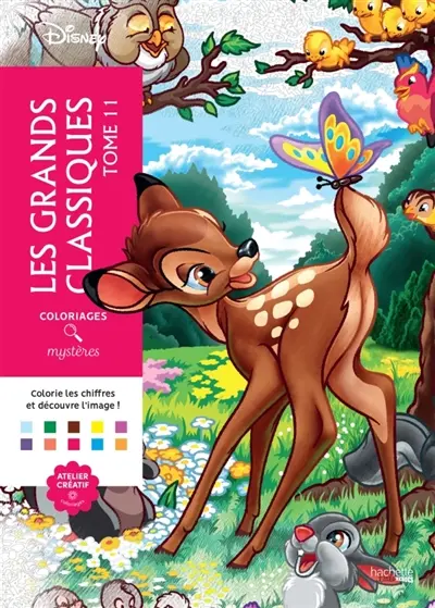 Coloriages mystères Disney : Les Grands classiques Tome 11