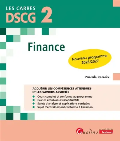 Finance, DSCG 2 Finance, DSCG 2