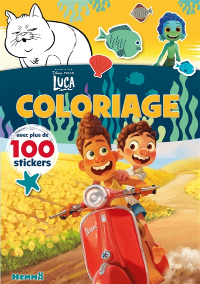 Luca : coloriage avec plus de 100 stickers