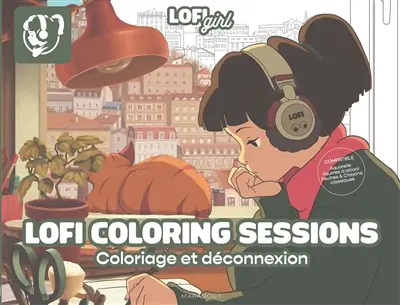 Saturday Chilling Lofi Girl : Coloriage de déconnexion