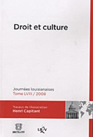 Droit et culture : journées louisianaises 2008