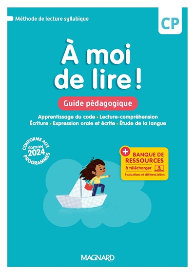 A moi de lire guide pédagogique CP