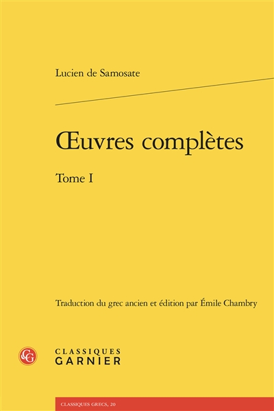 Oeuvres complètes. Vol. 1