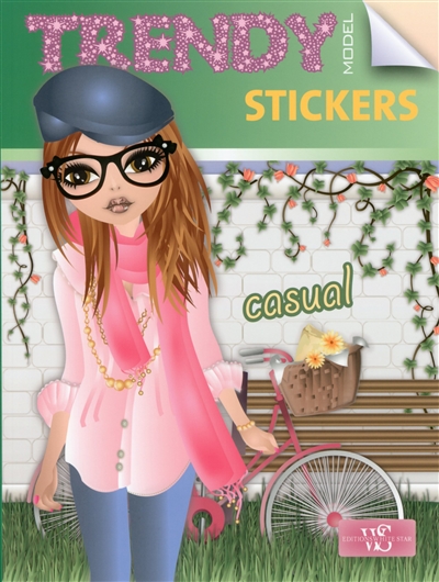 Trendy model : casual stickers