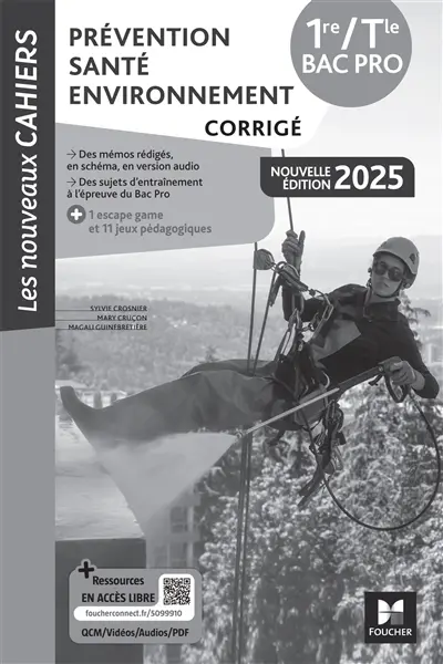 Prévention, santé, environnement 1re, terminale bac pro : corrigé