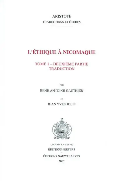 L'éthique à Nicomaque