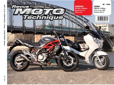 Revue moto technique. Honda 125 S-Wing + Suzuki SFV650 Gladius