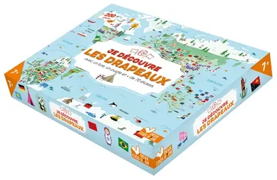 Je découvre les drapeaux : avec un livre, un puzzle et + de 70 stickers