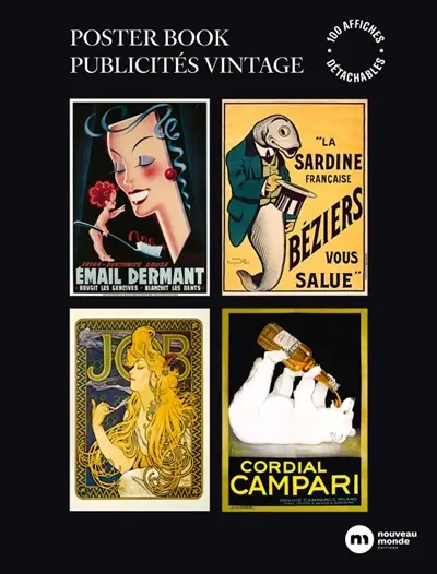 Livre-affiches : publicités vintage